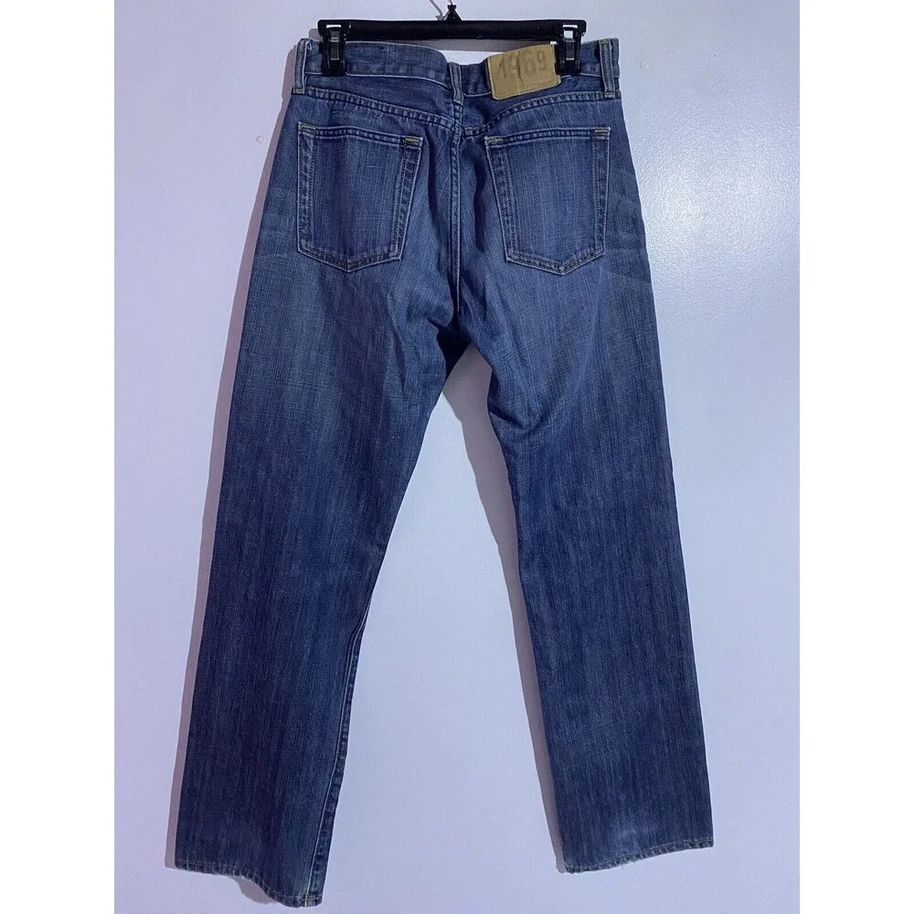 Gap Jeans Mens 30x32 Blue Dark Wash‎ Straight Fit Everyday Casual
